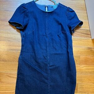 Draper James brand size 10 dark wash denim dress
